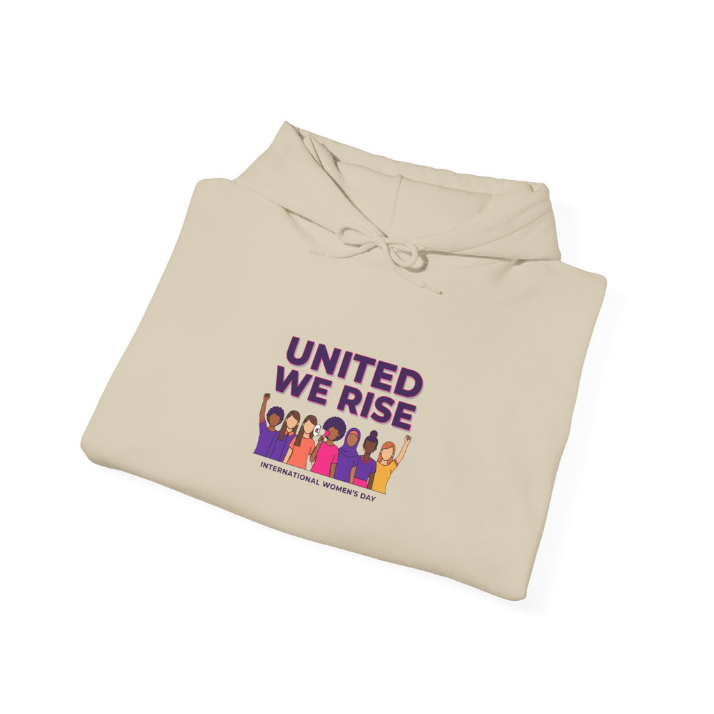 United We Rise hoodie | International Women’s Day, feminist slogan graphic