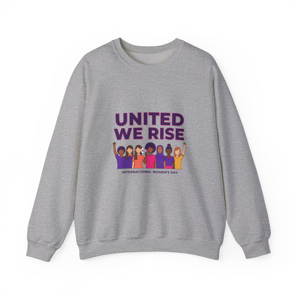 United We Rise Sweatshirt | International Women’s Day, equality design