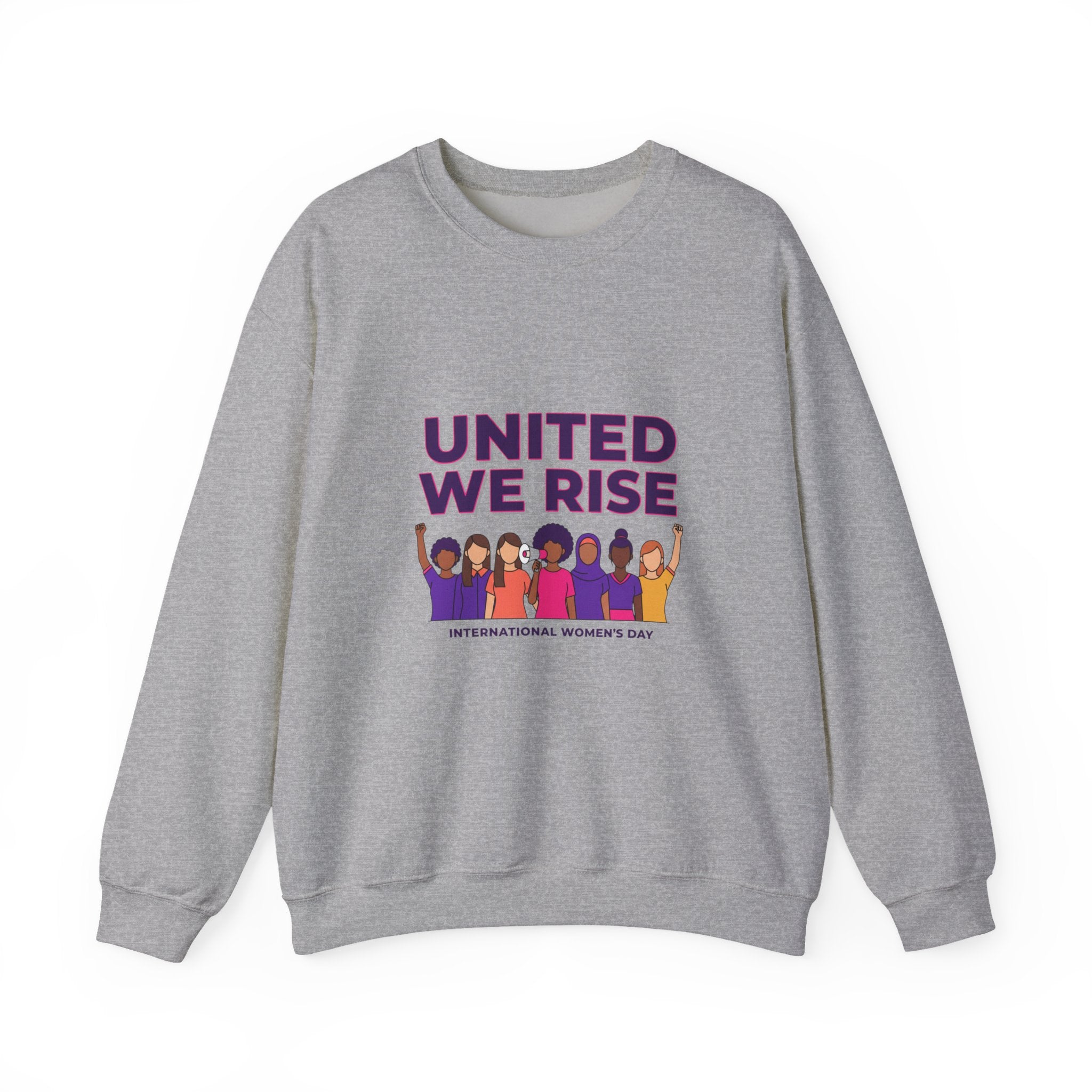 Copy of United We Rise Sweatshirt | International Women’s Day, equality design