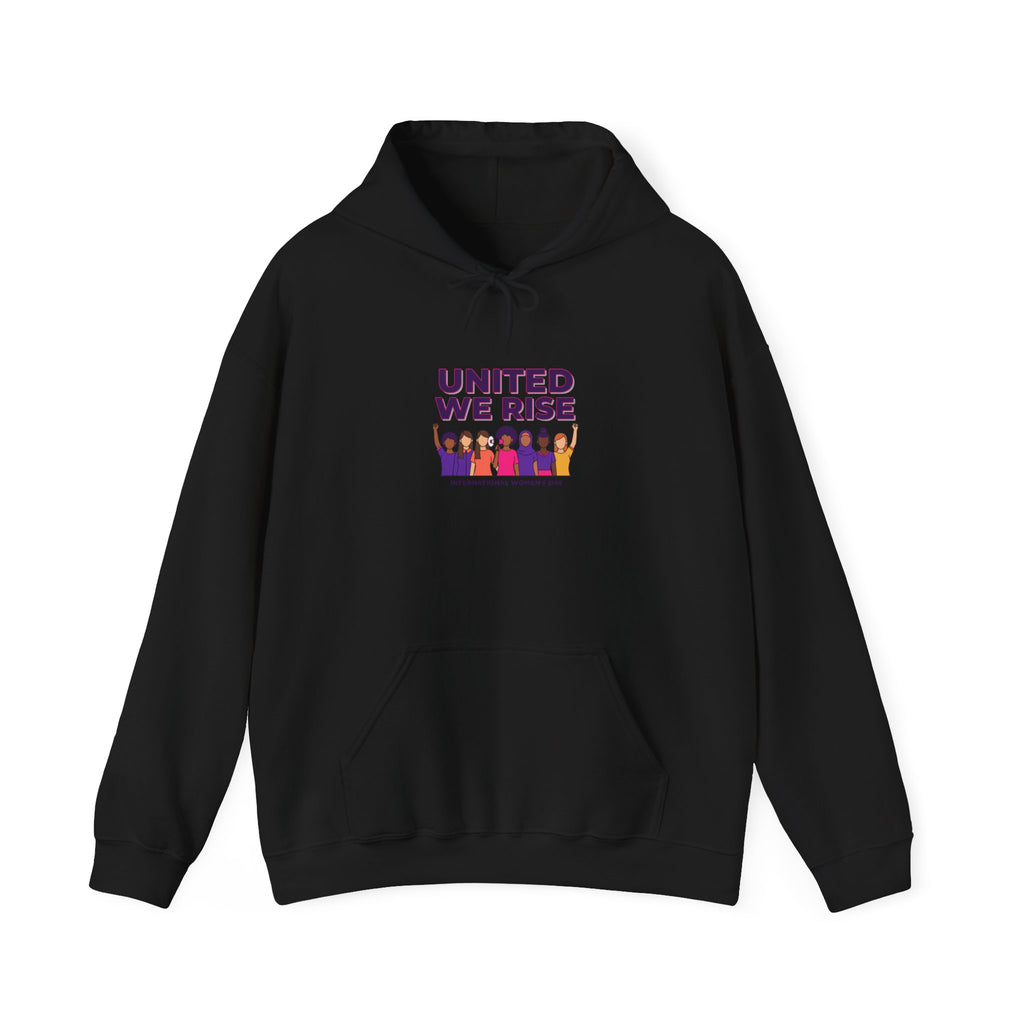 United We Rise hoodie | International Women’s Day, feminist slogan graphic