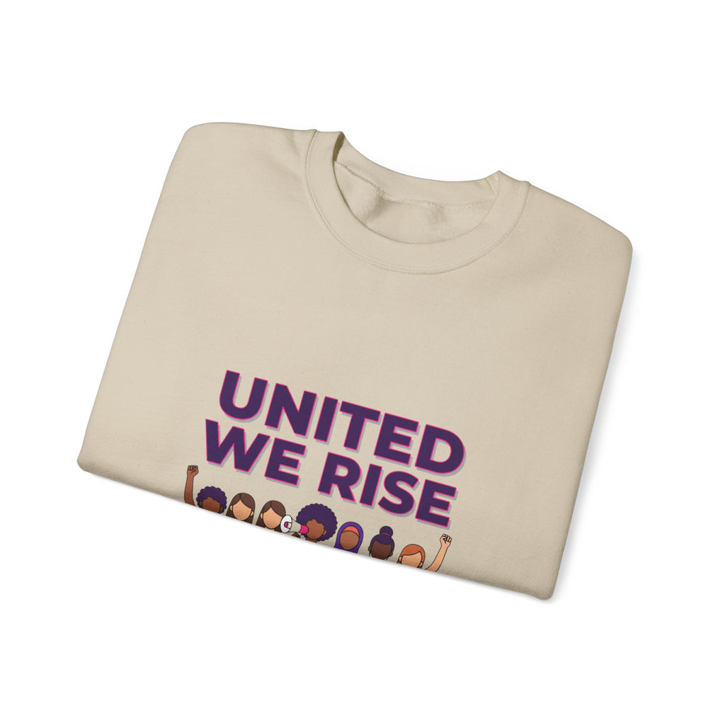 Copy of United We Rise Sweatshirt | International Women’s Day, equality design