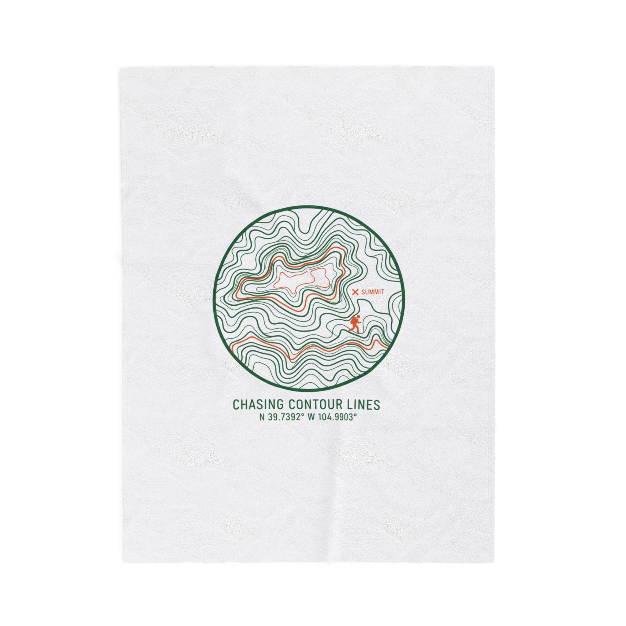 Chasing Contour Lines Topographic Map Print Blanket | contour line design, terrain poster