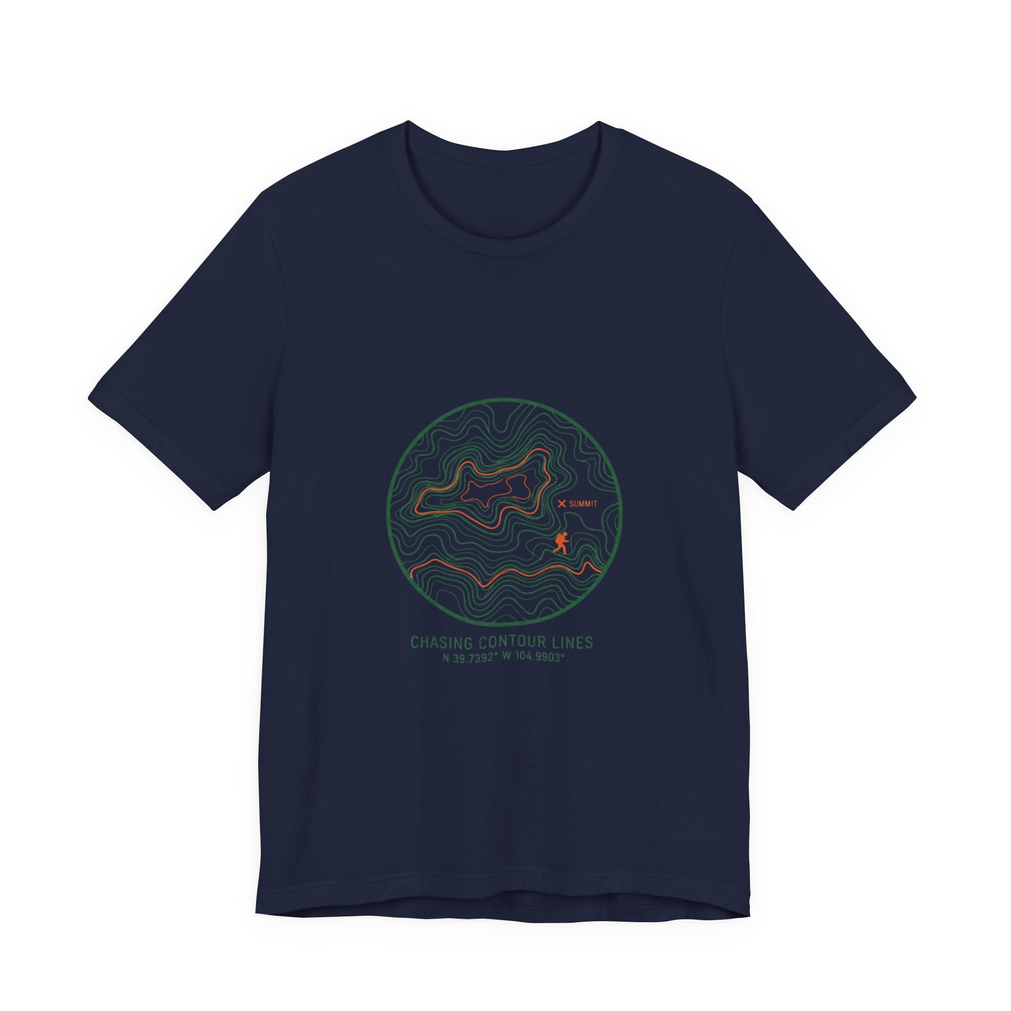 Topographic Contour Line Tee | topo apparel, terrain map print