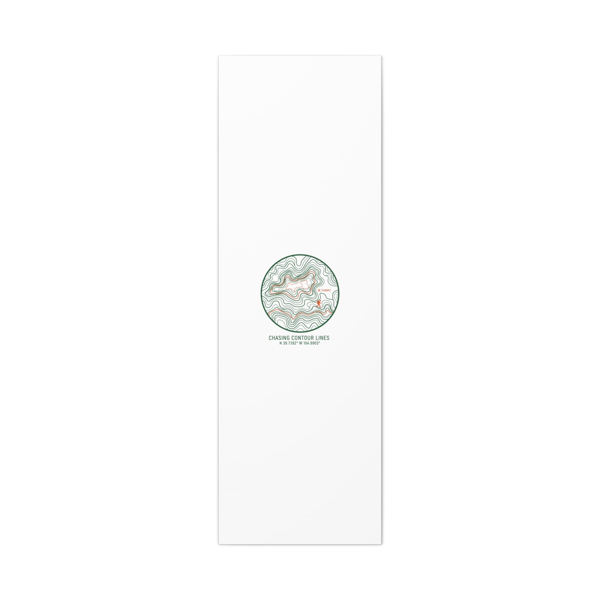 Chasing Contour Lines Topographic Canvas | topographic map print, contour line design