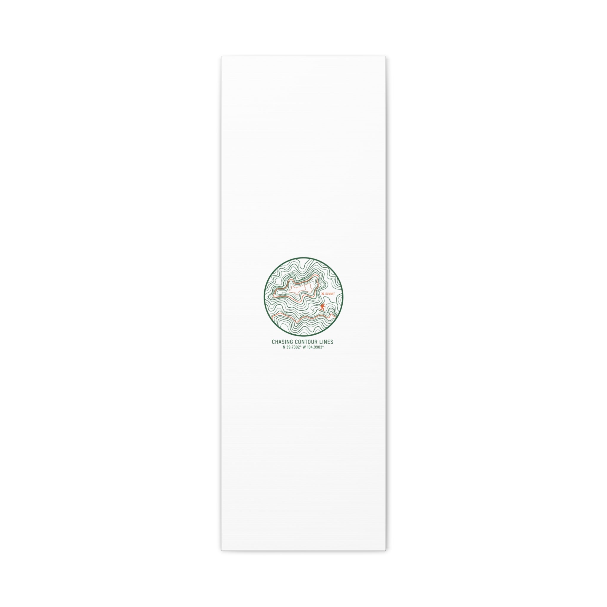 Chasing Contour Lines Topographic Canvas | topographic map print, contour line design