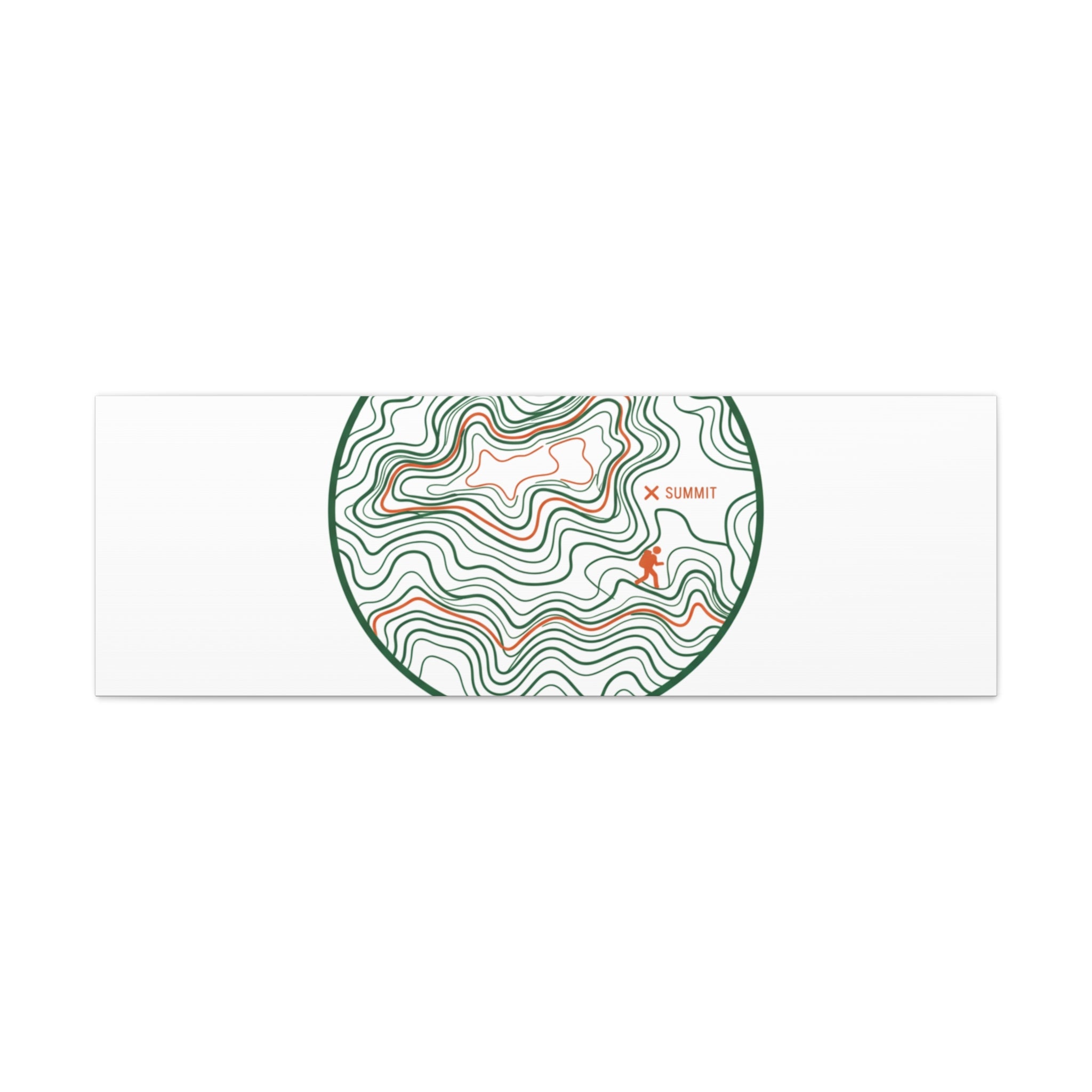 Chasing Contour Lines Topographic Canvas | topographic map print, contour line design
