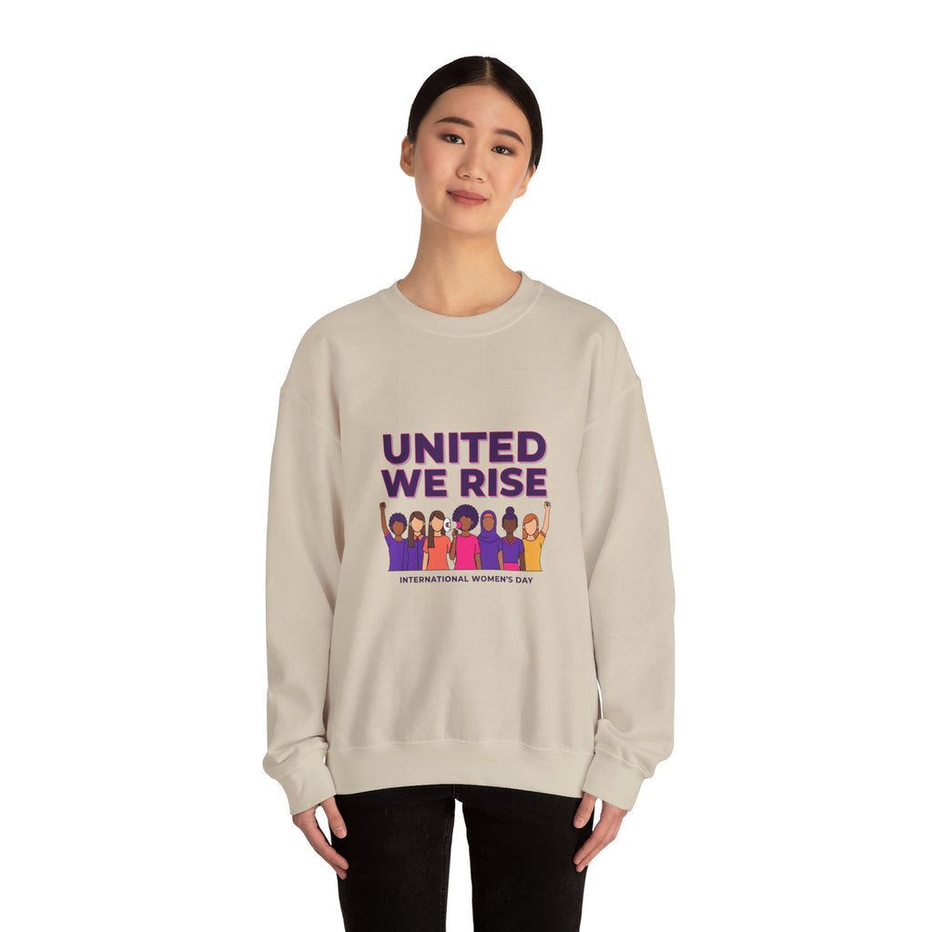 Copy of United We Rise Sweatshirt | International Women’s Day, equality design