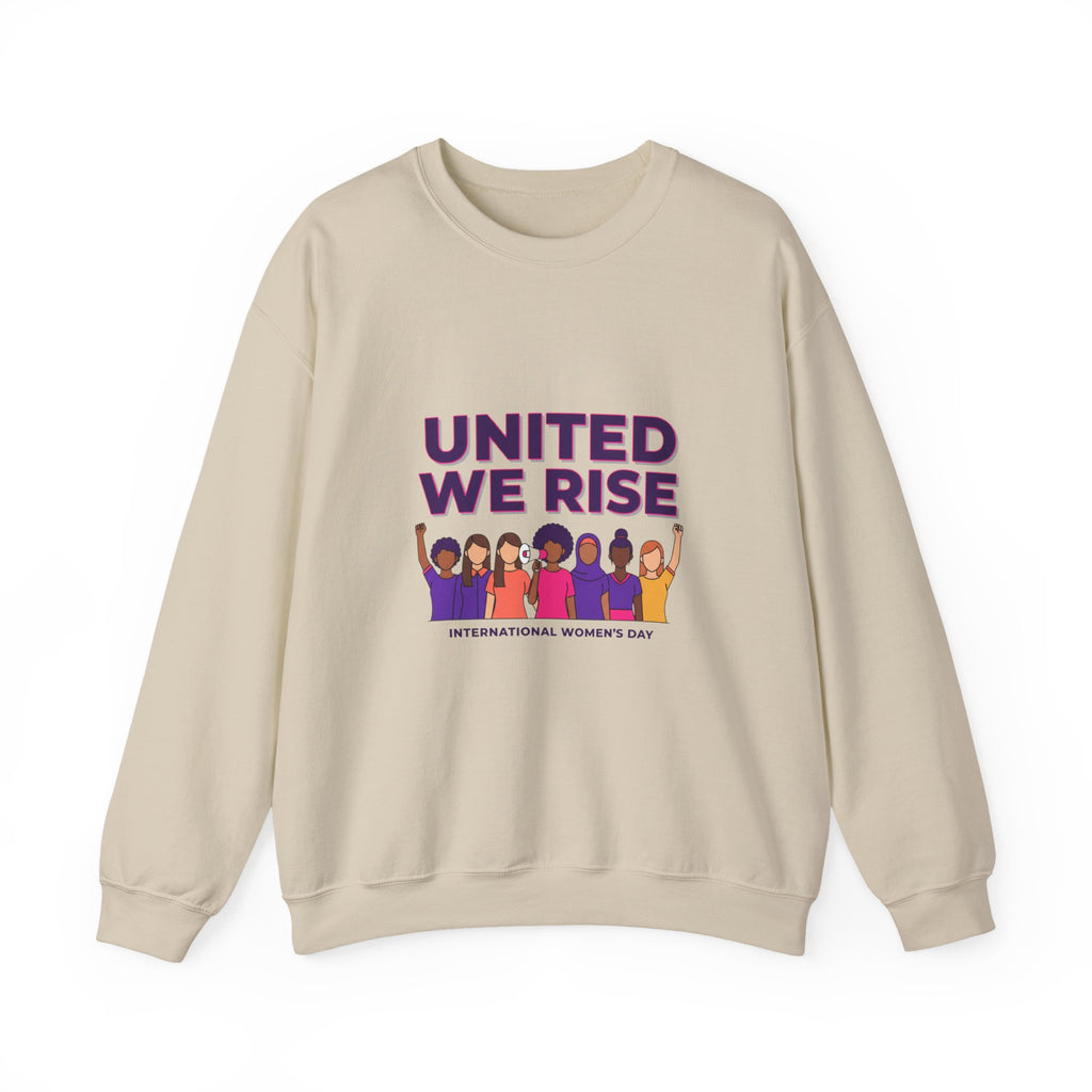 Copy of United We Rise Sweatshirt | International Women’s Day, equality design