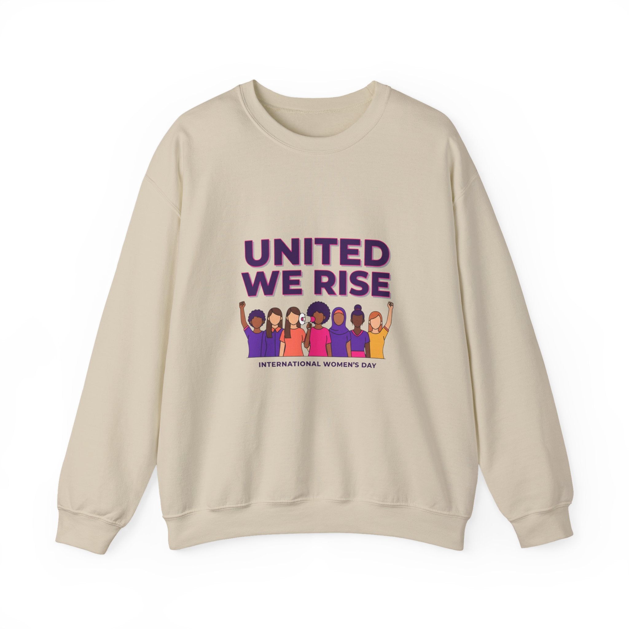 Copy of United We Rise Sweatshirt | International Women’s Day, equality design