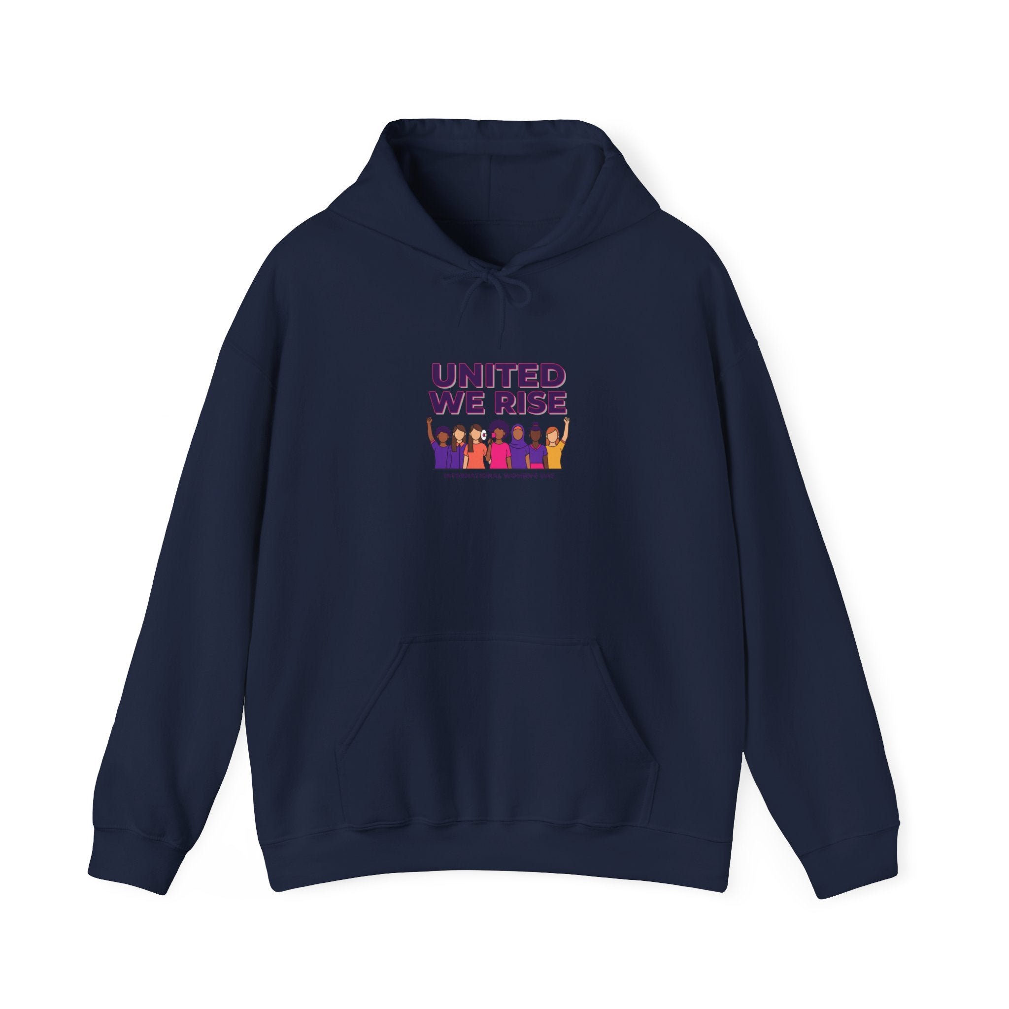 United We Rise hoodie | International Women’s Day, feminist slogan graphic