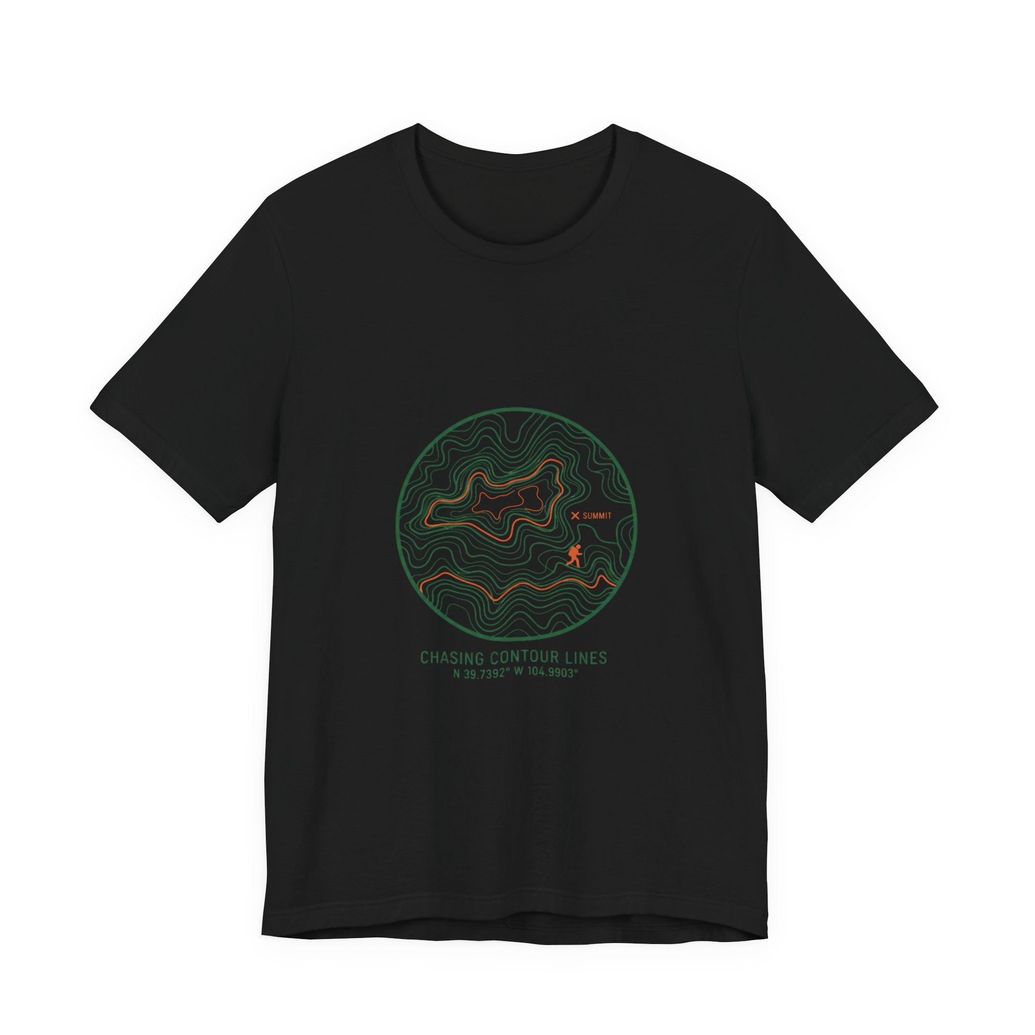 Topographic Contour Line Tee | topo apparel, terrain map print