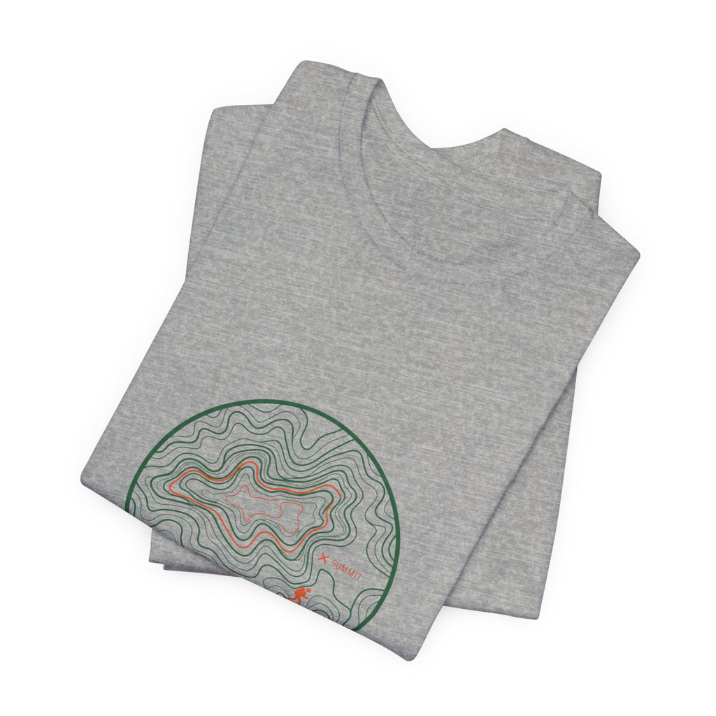 Topographic Contour Line Tee | topo apparel, terrain map print