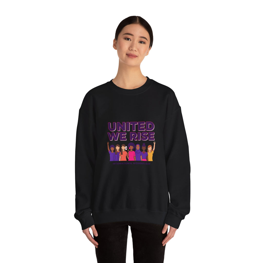 Copy of United We Rise Sweatshirt | International Women’s Day, equality design