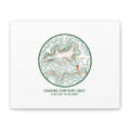Chasing Contour Lines Topographic Canvas | topographic map print, contour line design