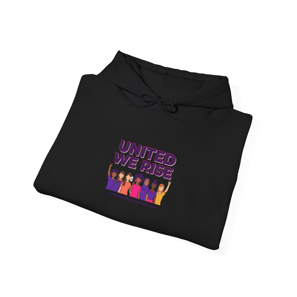 United We Rise hoodie | International Women’s Day, feminist slogan graphic