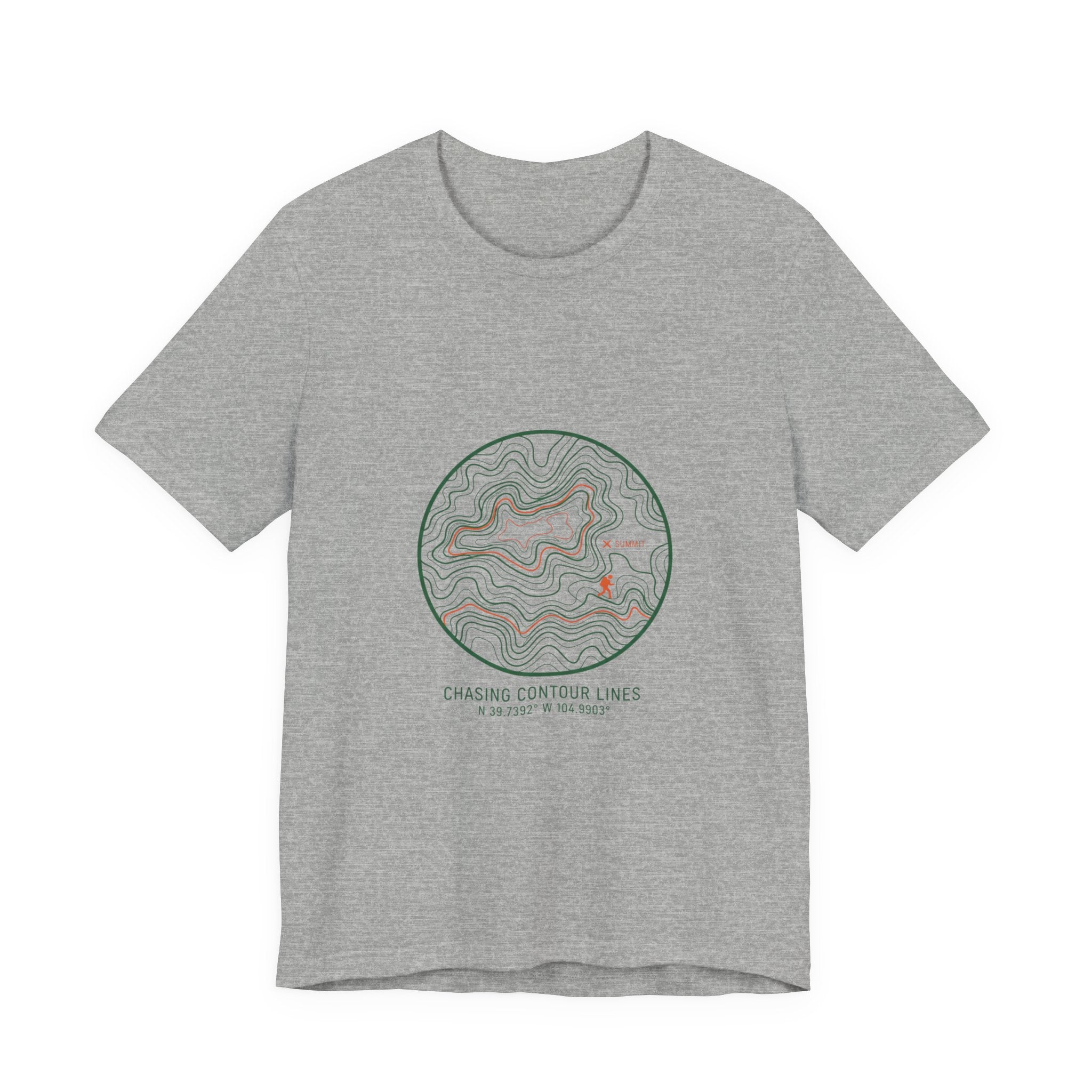 Topographic Contour Line Tee | topo apparel, terrain map print